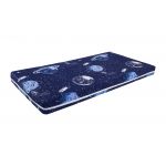 Saltea cu spumă poliuretanică Somnart Ortopedică 60x120, înălțime 10 cm, pentru bebeluși și copii, husă impermeabilă, fermitate medie, model cosmos