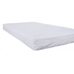 Saltea cu spumă poliuretanică Somnart HypoallergenicMed 60x120, înălțime 10 cm, ortopedică, pentru bebeluși și copii, husă detașabilă, fermitate medie