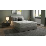 Saltea cu arcuri Pocket Somnomed Comfort Fit HoReCa 160x200, înălțime 30 cm, spumă cu memorie, husa tratament antifungic, fermitate mediu-tare