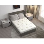 Saltea cu spumă poliuretanică Confort 4Family Aloe Vera 150x190 Somnart, înălțime 14 cm, husă lavabilă și detașabilă cu fermoar, fermitate medie