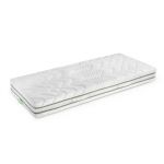 Saltea Latex Somnart 180x200, inaltime 20 cm, miez perforat 7 zone, husa cu 3D lavabila si detasabila cu fermoar, manere, fermitate medie