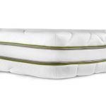 Saltea Latex Somnart 160x200, inaltime 20 cm, miez perforat 7 zone, husa cu 3D lavabila si detasabila cu fermoar, manere, fermitate medie