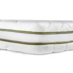 Saltea Latex Somnart 180x200, inaltime 20 cm, miez perforat 7 zone, husa cu 3D lavabila si detasabila cu fermoar, manere, fermitate medie