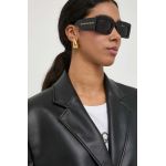 Alexander McQueen ochelari de soare femei, culoarea negru