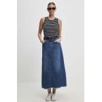 Answear Lab fusta jeans maxi, drept