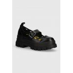 Buffalo pantof Aspha Jane 2 femei, culoarea negru, cu platforma, 1622470.BLK