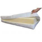 Husa saltea 90x200x16, bumbac, matlasata, lavabila, detasabila, cu fermoar 4 laturi