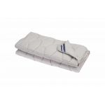 Set Pilota bumbac Somnart Bella 200x220cm 200g model biscuite + 2 perne bumbac Somnart Bella, 50x70cm, Gri