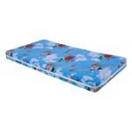 Saltea cu memorie Somnart Memory 70x140, înălțime 10 cm, pentru bebeluși și copii, husă impermeabilă, fermitate medie, model aviator