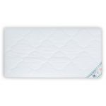 Saltea cu spumă poliuretanică Somnart HypoallergenicMed 60x120, înălțime 10 cm, ortopedică, pentru bebeluși și copii, husă detașabilă, fermitate medie