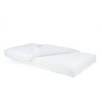 Saltea cu spumă poliuretanică Somnart HypoallergenicMed 60x120, înălțime 10 cm, ortopedică, pentru bebeluși și copii, husă detașabilă, fermitate medie