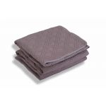 3 x Cuvertura de pat Somnart, gri, microfibra soft-touch, 220x240 cm