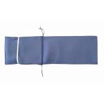 Saltea cu spumă poliuretanică Somnart 60x190, înălțime 4.5 cm, pentru șezlong, doua segmente, husă impermeabilă, culoare bleumarin