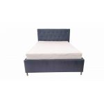 Saltea cu memorie 3D Somnart Memory Bambus 140x200, înălțime 16 cm, husă cu bambus lavabilă și detașabilă cu fermoar, mânere, fermitate medie