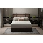 Saltea cu memorie Somnart Memory Tencel 140x200, înălțime 26 cm, 7 zone, aerisiere 3D AirMesh, husa detasabila si lavabila, fermiate medie