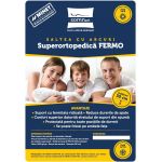 Saltea cu arcuri SomnART FERMO 90x200, înălțime 30 cm, superortopedica, husă matlasată, duritate extra ferma