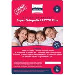 Saltea cu arcuri SomnART LETTO Plus 90x200, înălțime 24 cm, ortopedică, husă matlasată, duritate tare