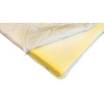 Topper HypoallergenicMed Somnart cu husa microfibra detasabila spalare la 95°C, 160x190, H5