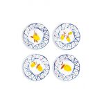 &k amsterdam un set de farfurii Lemon Moroccan 4-pack
