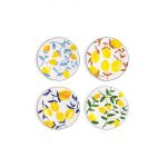 &k amsterdam un set de farfurii Orange Twig 4-pack