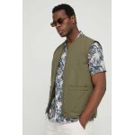 Barbour vesta barbati, culoarea verde, de tranzitie