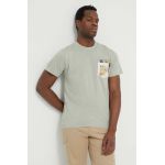 Bomboogie tricou din bumbac barbati, culoarea verde, cu imprimeu