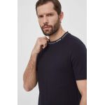 BOSS Green tricou din bumbac bărbați, culoarea bleumarin, uni 50512867