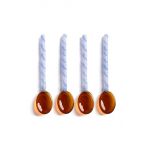&k amsterdam set de linguri Spoon Duet Amber 4-pack