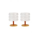 &k amsterdam set de pahare de vin Mingle Amber 2-pack