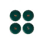 &k amsterdam un set de farfurii Plate Forest Animal 4-pack