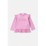 Coccodrillo longsleeve bebelusi culoarea roz