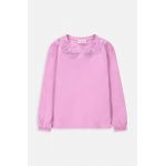 Coccodrillo longsleeve copii culoarea roz