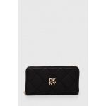 Dkny portofel de piele femei, culoarea negru, R411BB84