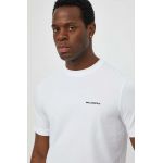 Karl Lagerfeld tricou bărbați, culoarea alb, uni 542221.755020