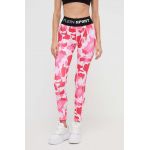 PLEIN SPORT colanti femei, culoarea roz, modelator