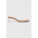 Aldo papuci LILIDIA femei, culoarea transparent, cu toc drept