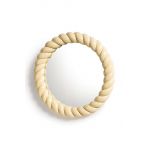 &k amsterdam oglinda de perete Braid Round Yellow