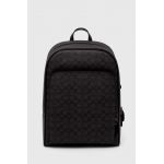 Coach ghiozdan de piele barbati, culoarea gri, mare, neted
