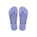 Havaianas slapi SLIM femei, culoarea violet, cu toc plat, 4000030.5020