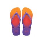 Havaianas slapi TOP FASHION femei, culoarea violet, cu toc plat, 4137258.6024