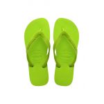 Havaianas slapi TOP femei, culoarea verde, cu toc plat, 4000029.1411