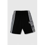 adidas Originals pantaloni scurti copii culoarea negru, talie reglabila