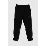 adidas pantaloni de trening pentru copii culoarea negru, cu imprimeu