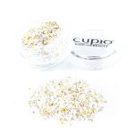 Paiete cu sclipici - Alb Gold