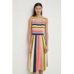 PS Paul Smith rochie din bumbac mini, evazati