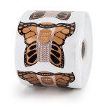 Sabloane constructie unghii Fluture profesionale 500 buc