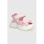 Buffalo sandale Binary 0 femei, culoarea roz, cu platforma, 1602197.PNK