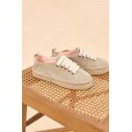 Manebi tenisi La Havana Lace-Up Espadrilles femei, culoarea bej, O 7.1 E0