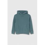 Pepe Jeans hanorac de bumbac pentru copii NEW DAVIDE HOODIE cu glugă, cu imprimeu