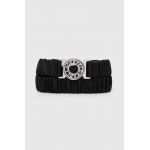 Karl Lagerfeld curea de piele femei, culoarea negru